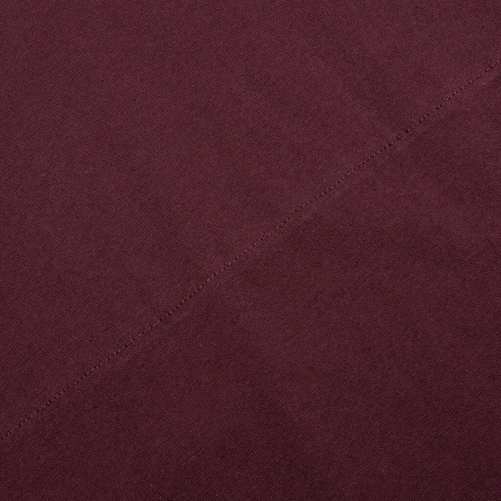 Jersey Braque Pocket Tee - Maroon