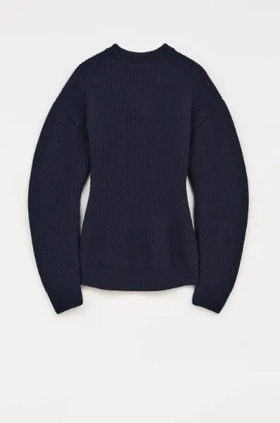 Jil Sander  |Crew Neck Casual Style Long Sleeves Plain Office Style