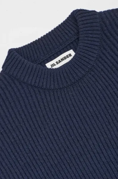 Jil Sander  |Crew Neck Casual Style Long Sleeves Plain Office Style