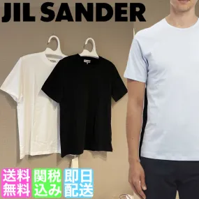 Jil Sander  |Crew Neck Unisex Street Style Plain Cotton Short Sleeves