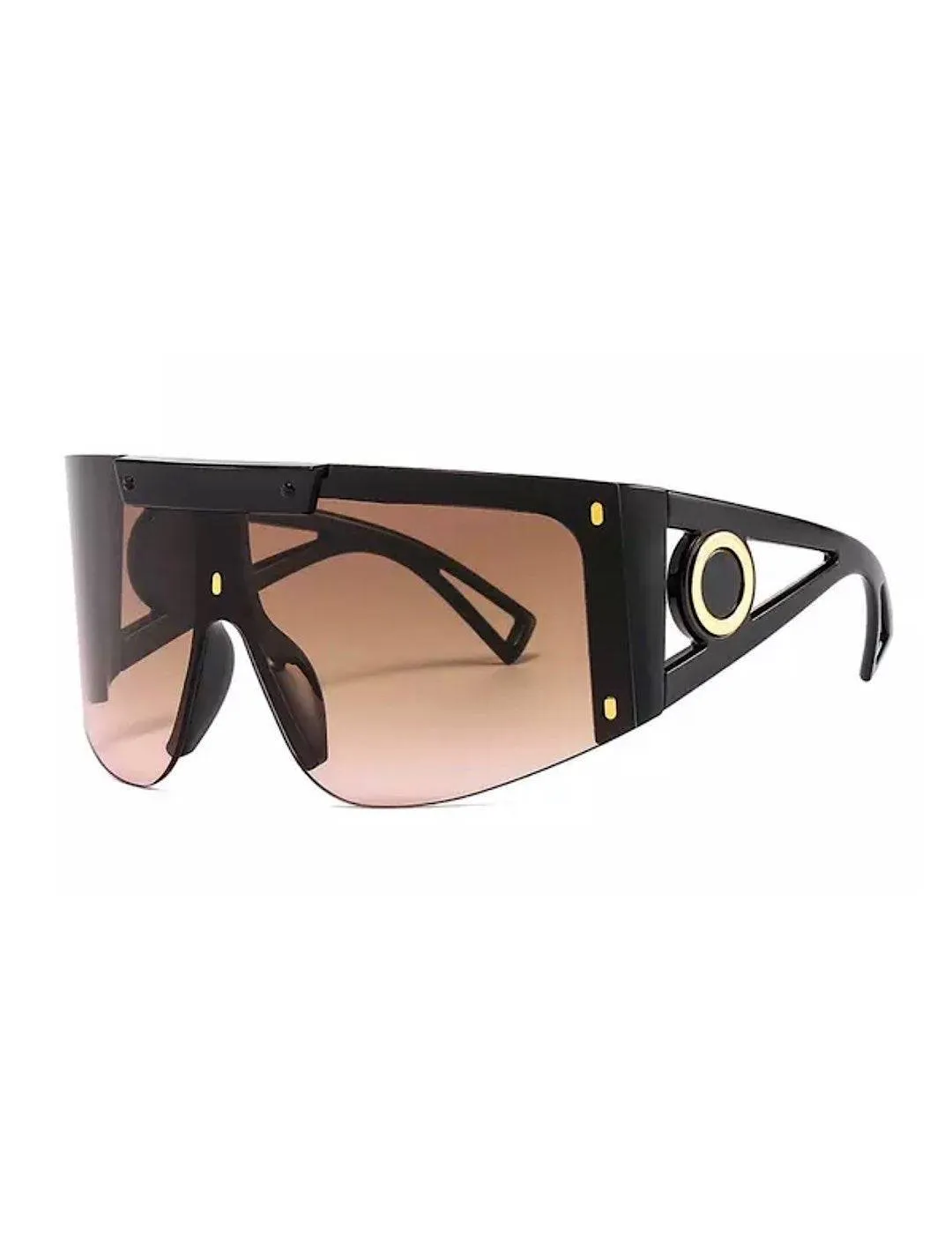 Ladies Oversized Square Frame Sunglasses