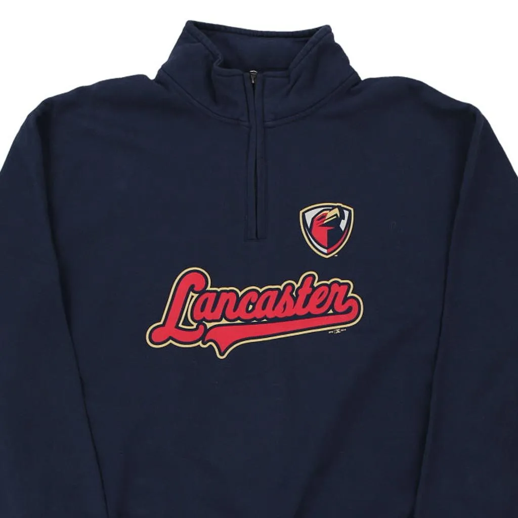 Lancaster Gear For Sports  1/4 Zip - 3XL Navy Cotton Blend