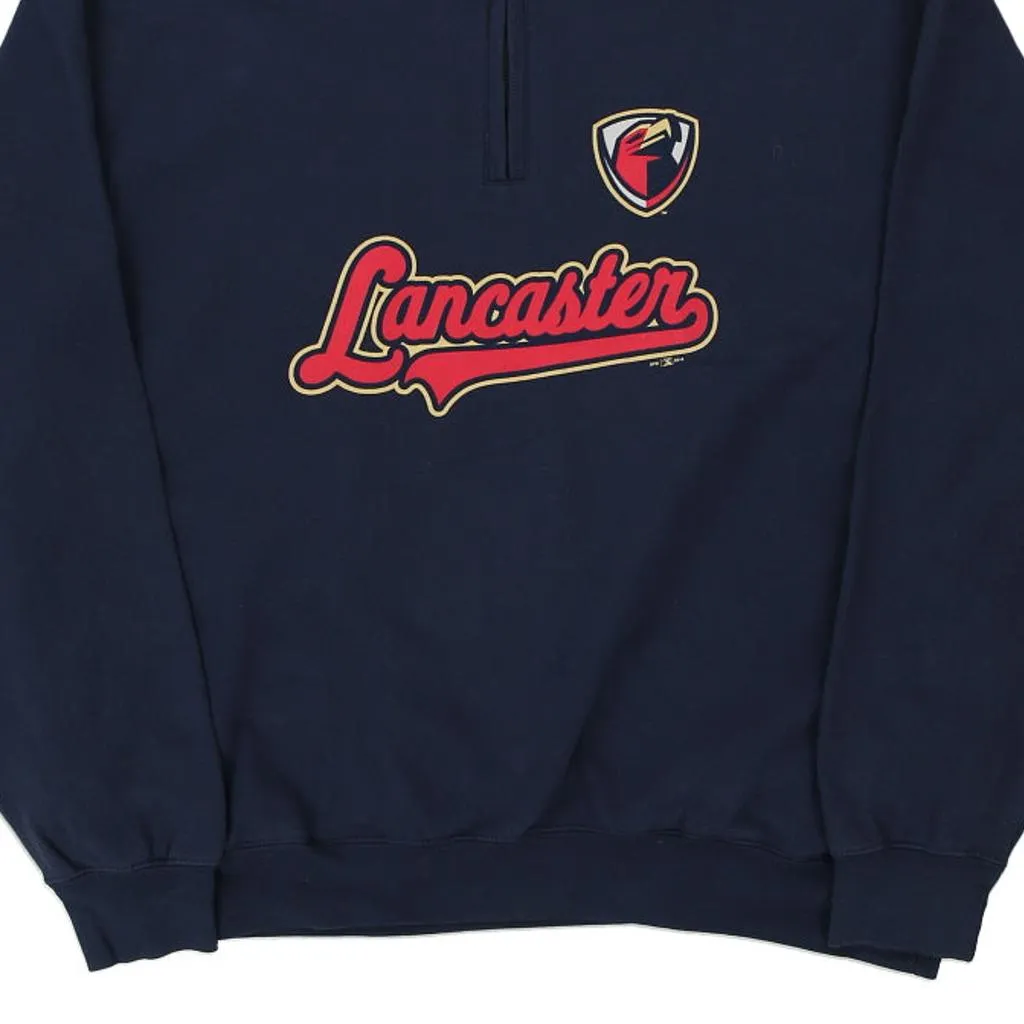 Lancaster Gear For Sports  1/4 Zip - 3XL Navy Cotton Blend