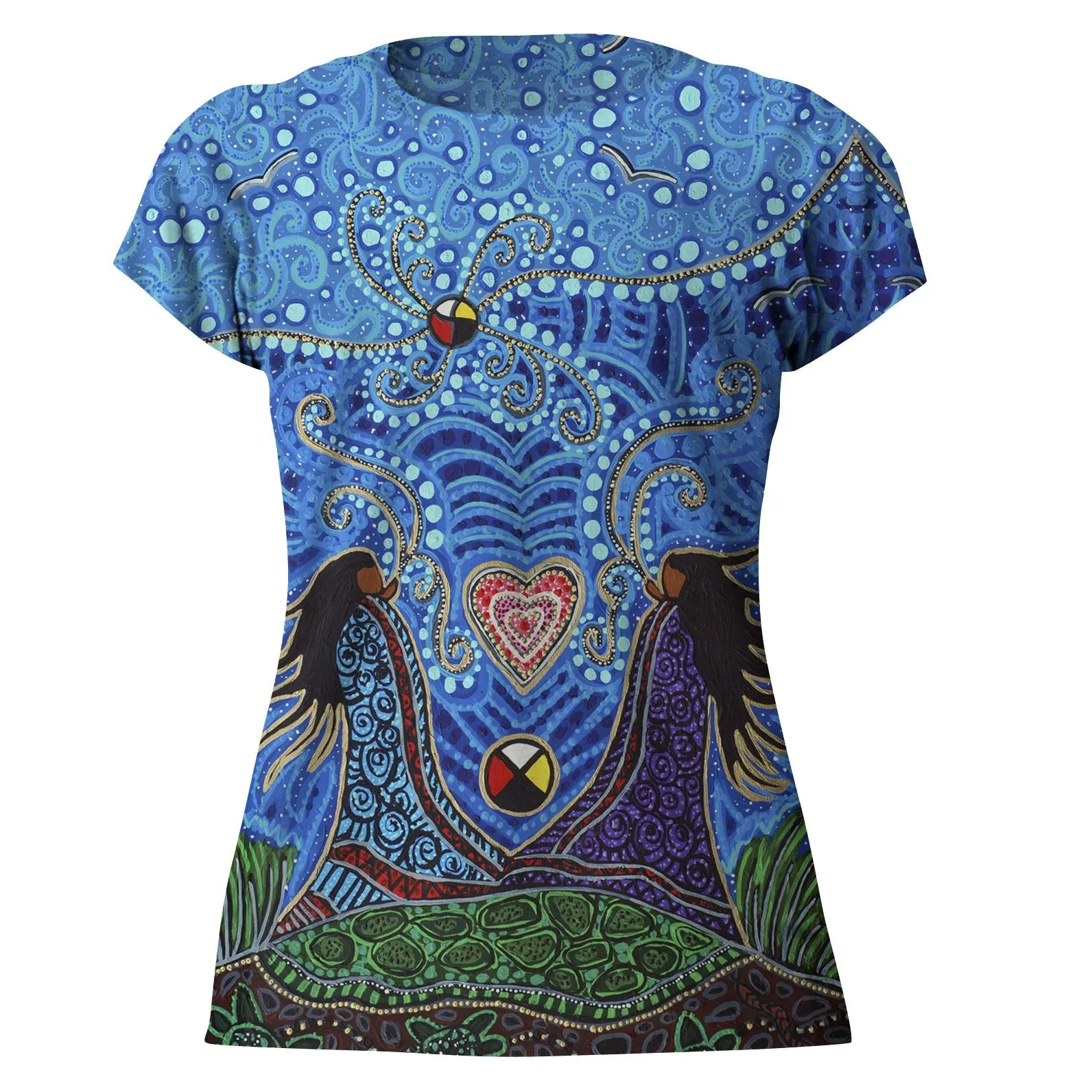 Leah Dorion Breath of Life Full Print Art T-Shirt