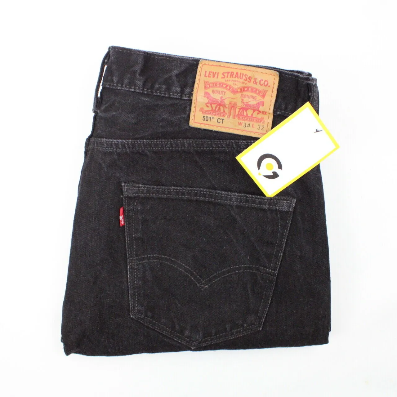 LEVIS 501 CT Jeans Black Charcoal | W34 L32