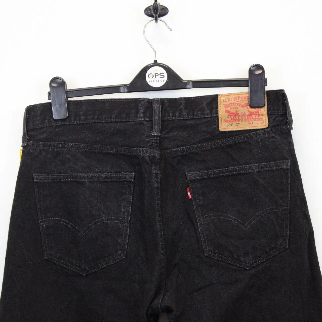 LEVIS 501 CT Jeans Black Charcoal | W34 L32