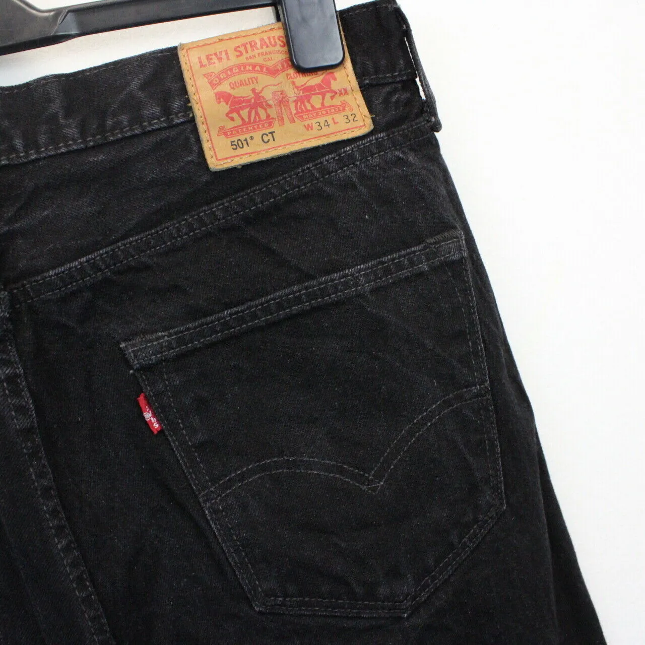 LEVIS 501 CT Jeans Black Charcoal | W34 L32