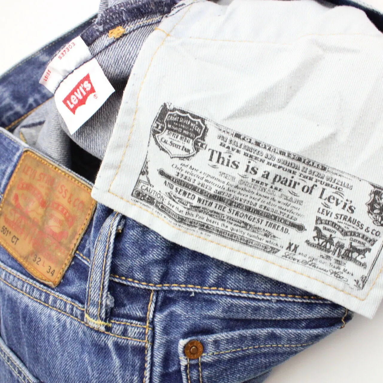 LEVIS 501 CT Jeans Mid Blue | W32 L34