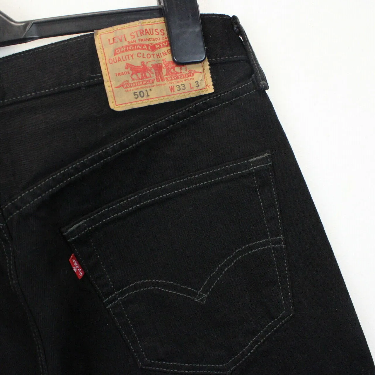 LEVIS 501 Jeans Black | W33 L32