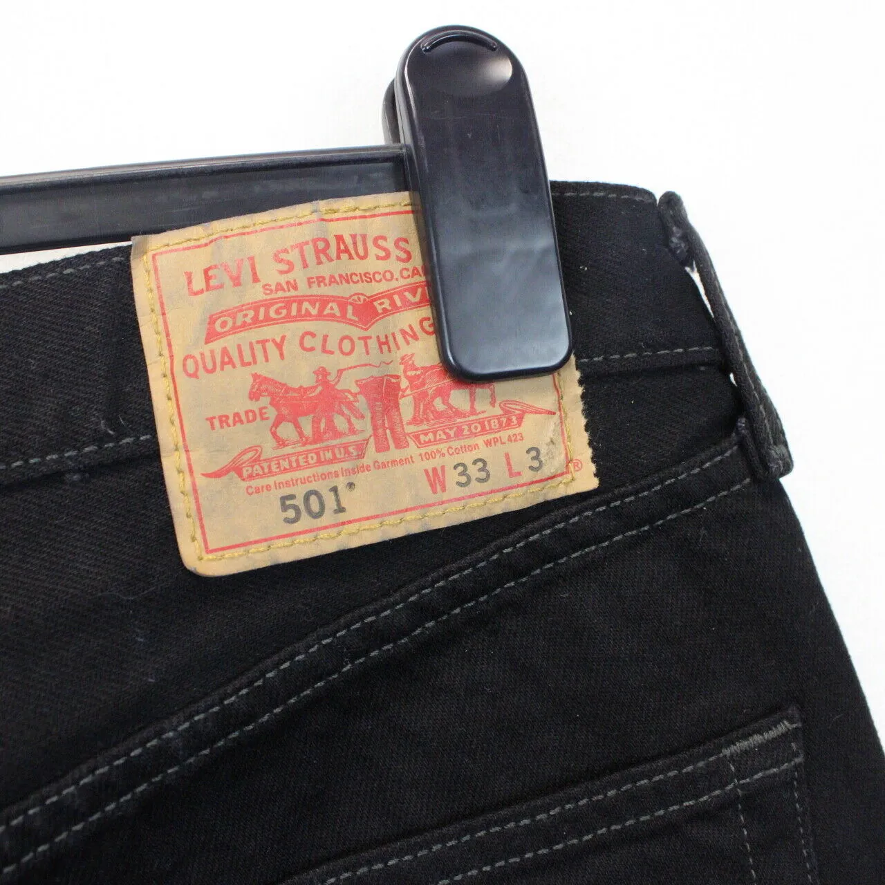 LEVIS 501 Jeans Black | W33 L32