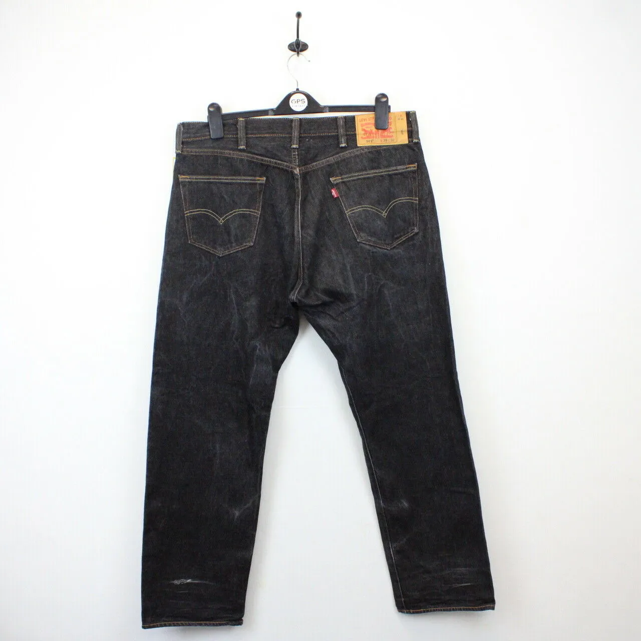 LEVIS 501 Jeans Black Charcoal | W38 L32