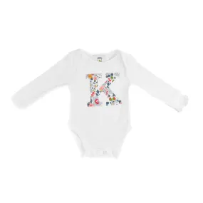 Liberty of London Personalized Long Sleeve Onesie - Betsy Gray