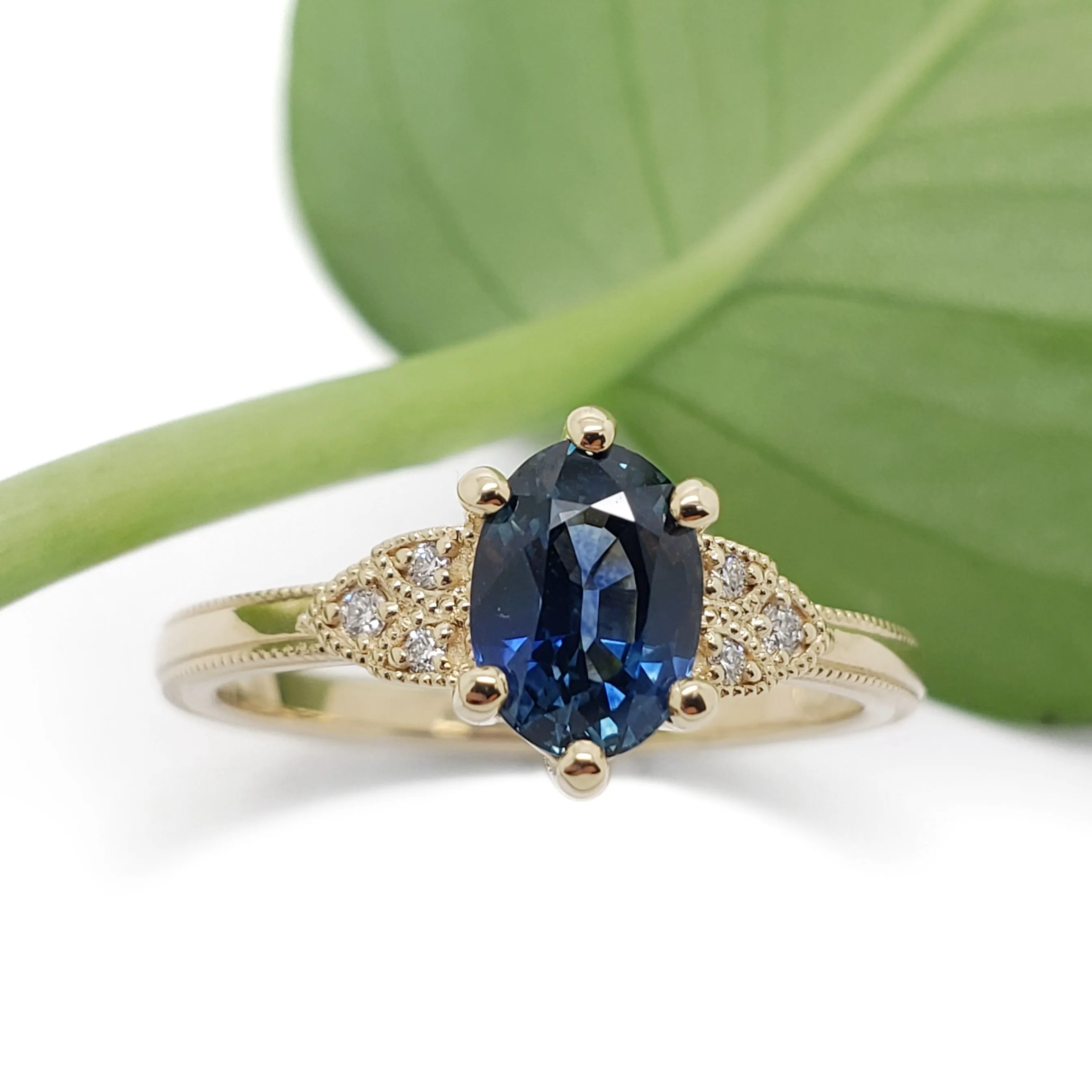 Lucia Yellow | Blue Sapphire