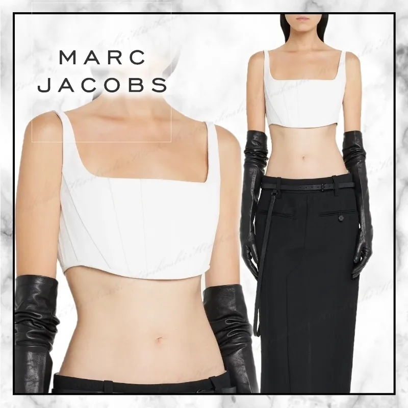 MARC JACOBS  |Short Casual Style Linen Sleeveless Plain Cotton