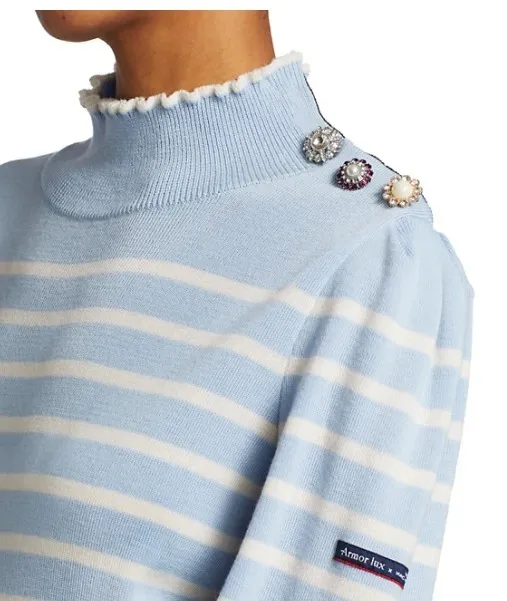 MARC JACOBS  |Stripes Casual Style Wool Long Sleeves Medium Office Style