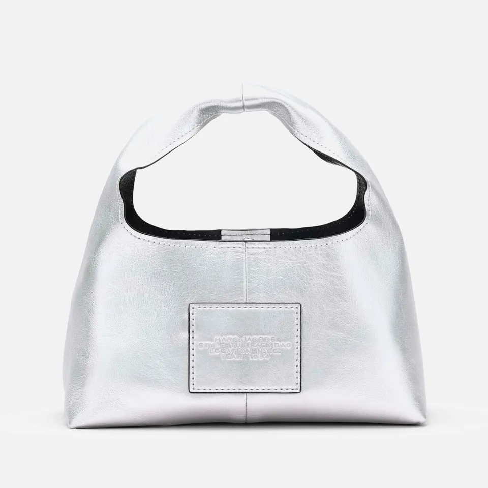 Marc Jacobs The Metallic Leather Mini Sack Bag