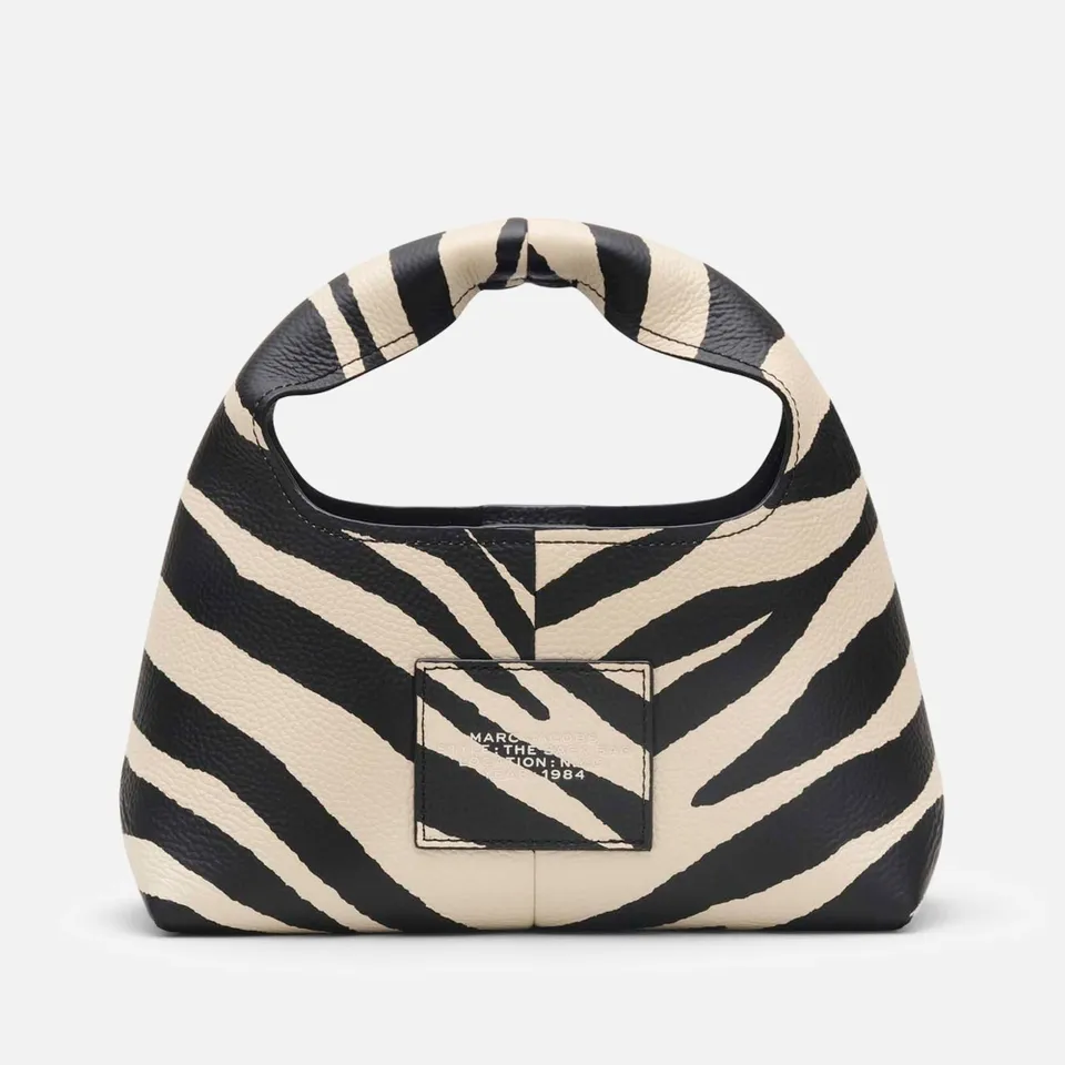 Marc Jacobs The Zebra Leather Mini Sack Bag