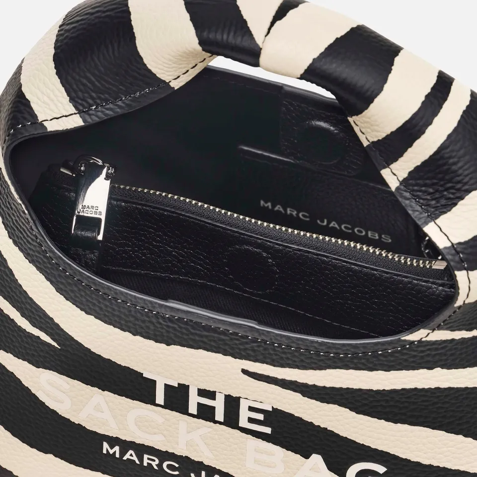 Marc Jacobs The Zebra Leather Mini Sack Bag