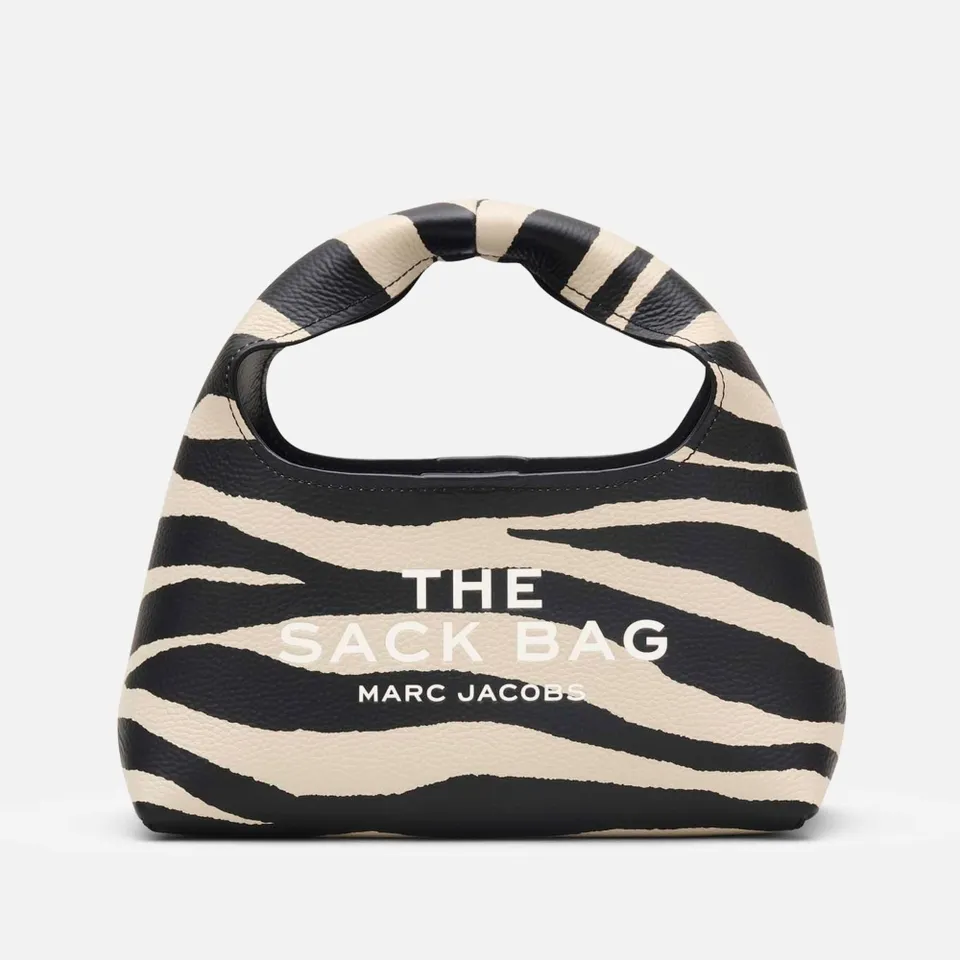 Marc Jacobs The Zebra Leather Mini Sack Bag