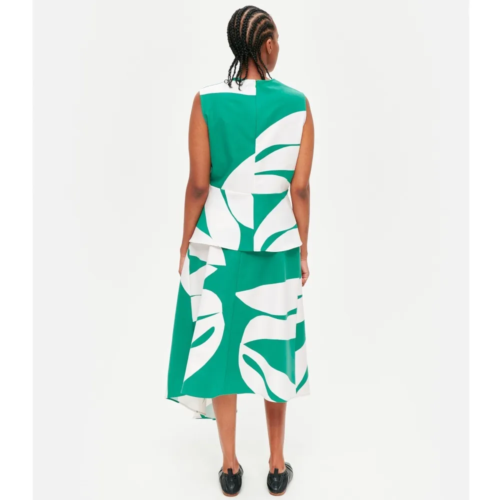 marimekko  |Casual Style Sleeveless Cotton Medium Office Style