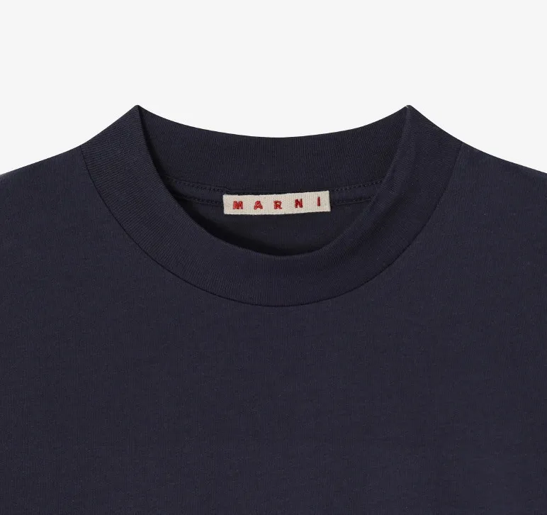 MARNI  |Unisex Street Style Cotton Short Sleeves Logo Designers