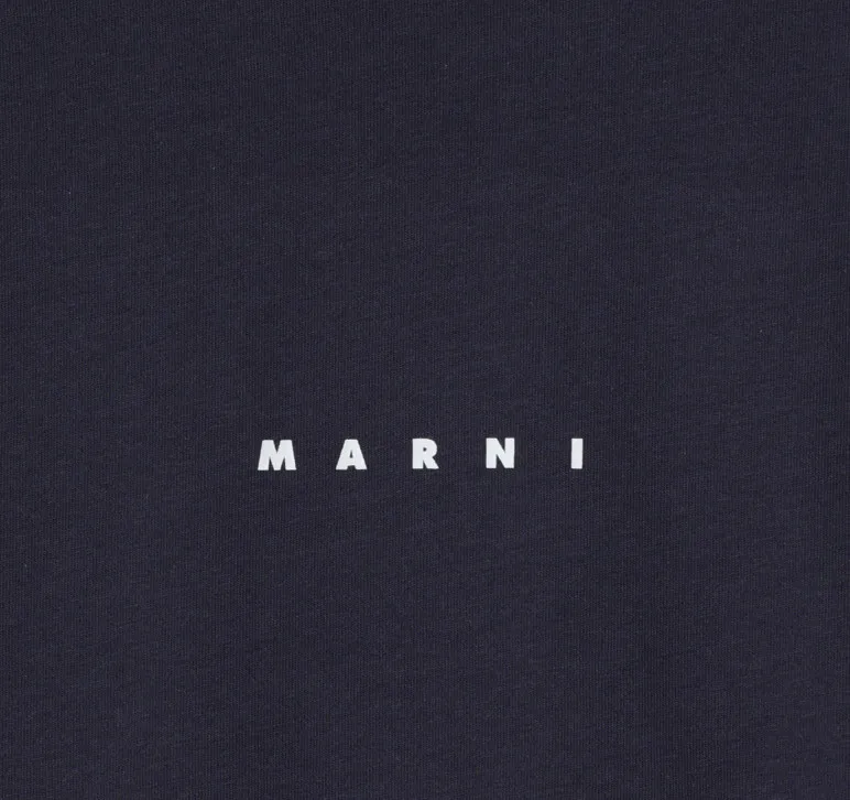 MARNI  |Unisex Street Style Cotton Short Sleeves Logo Designers