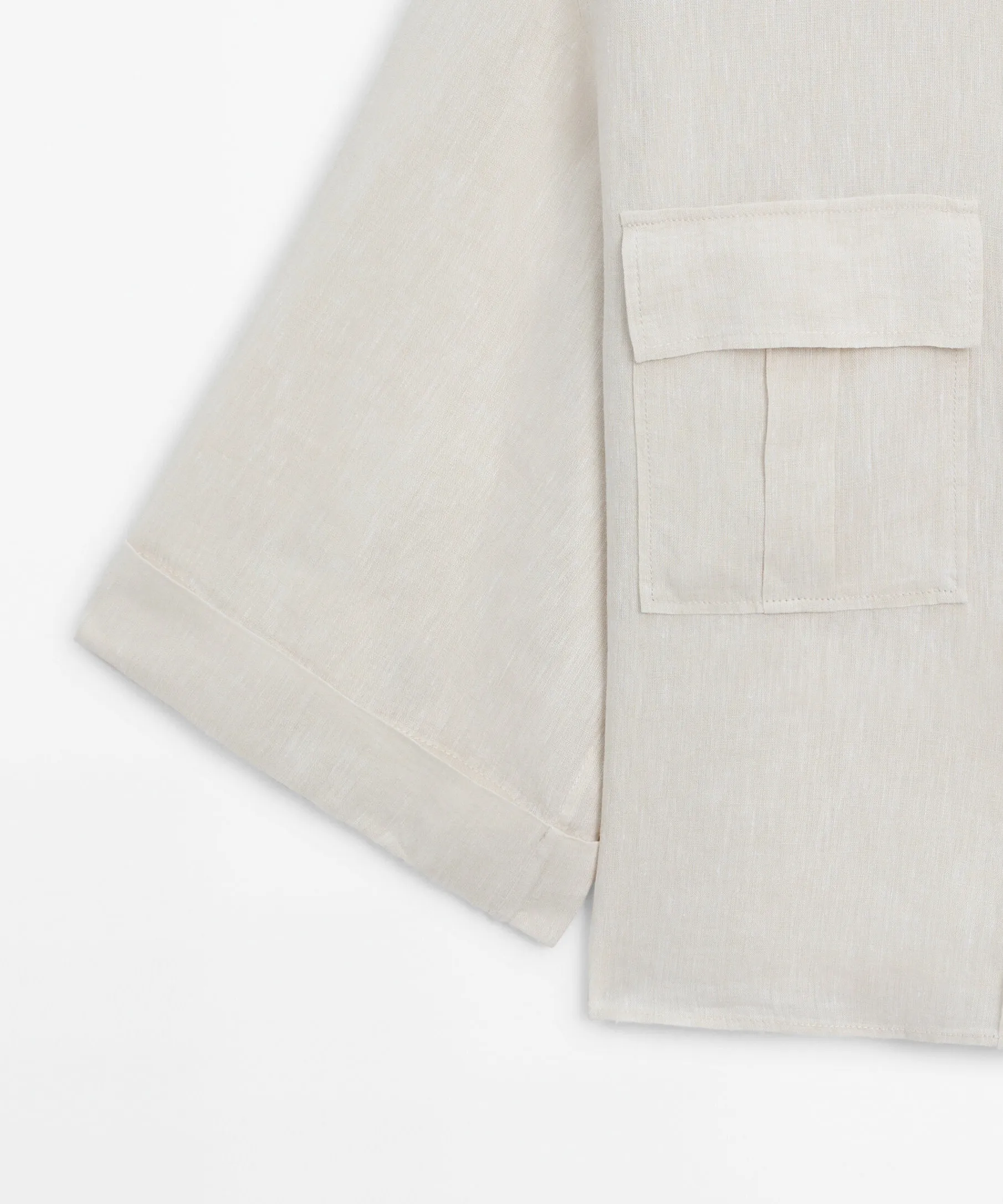 Massimo Dutti  |Casual Style Linen Shirts & Blouses