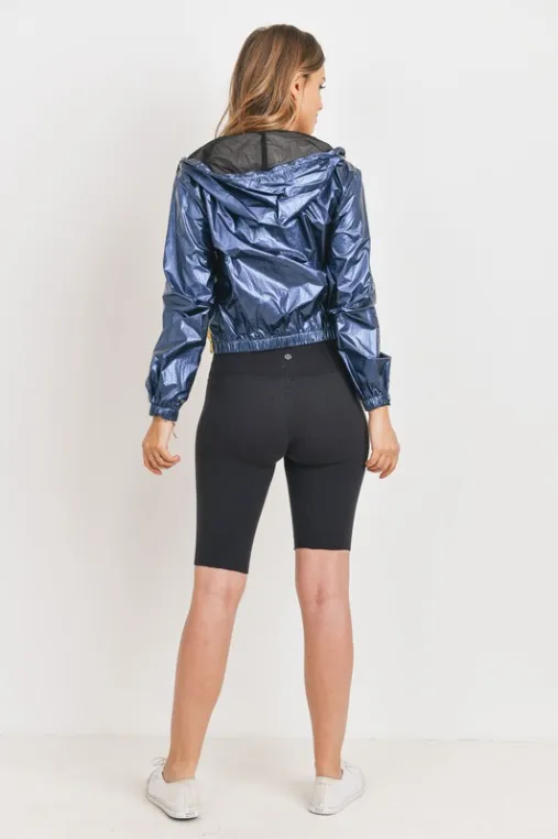 Metallic Colorblock Jacket