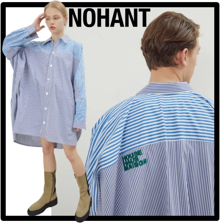 NOHANT  |Casual Style Unisex Street Style Long Sleeves