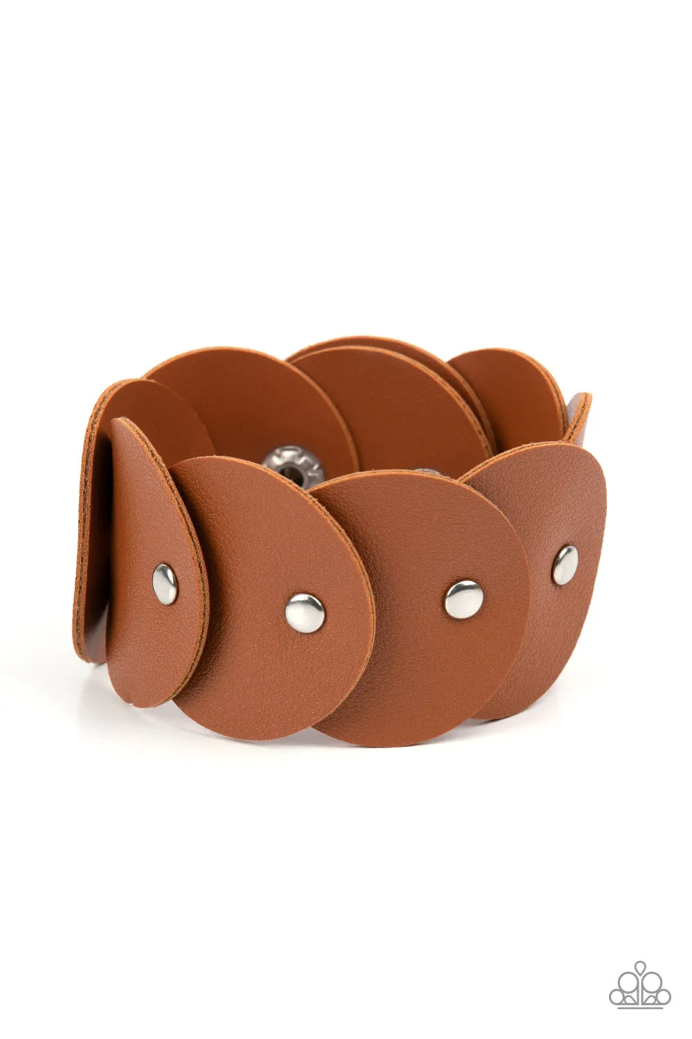 Paparazzi Rhapsodic Roundup - Brown Urban Bracelet