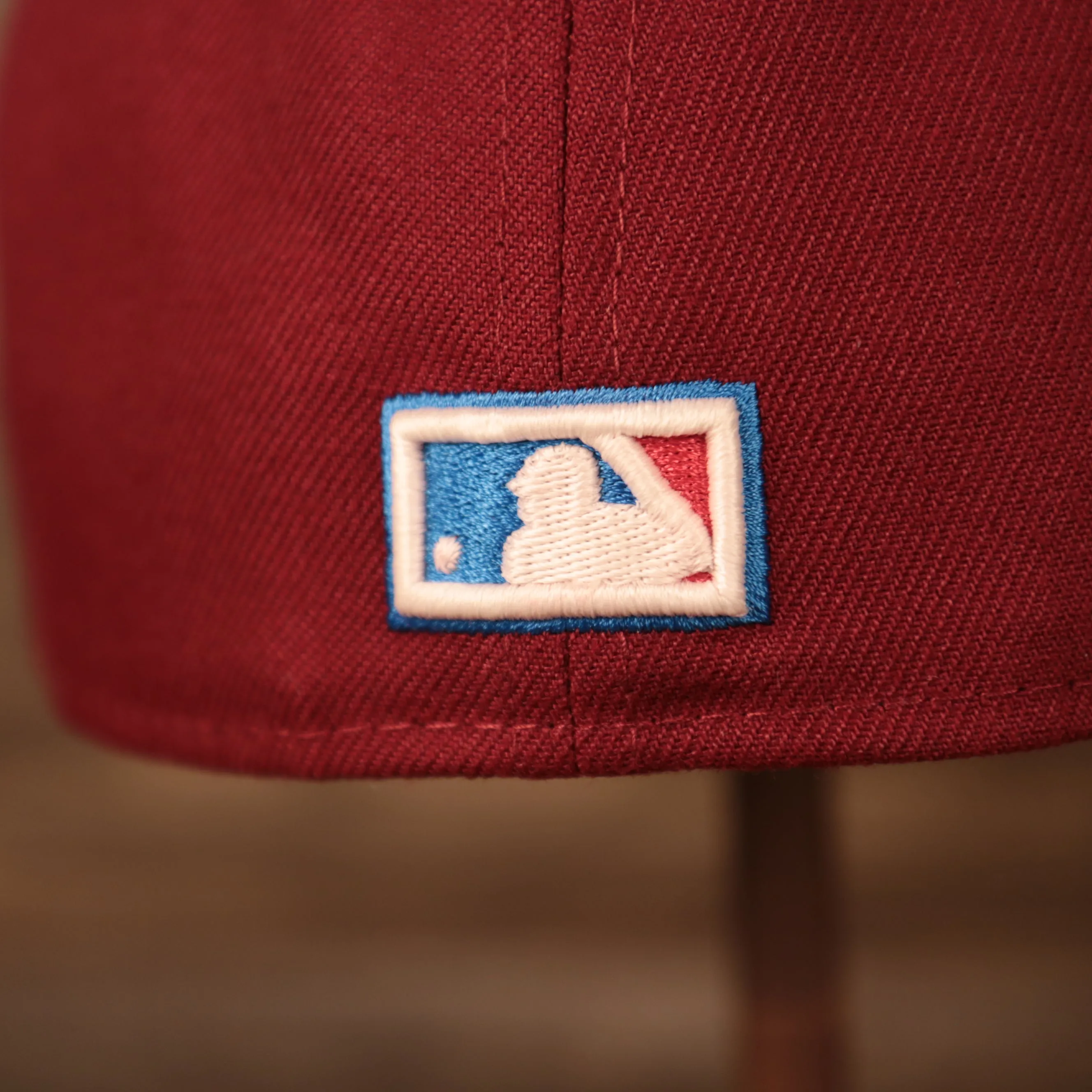 Philadelphia Phillies 1980 World Series Floral Bottom Maroon 59fifty Side Patch Fitted | Phillies Glow In The Dark Fitted Cap