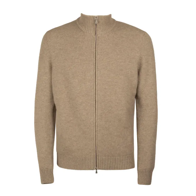 PULL FULL ZIP Man Beige