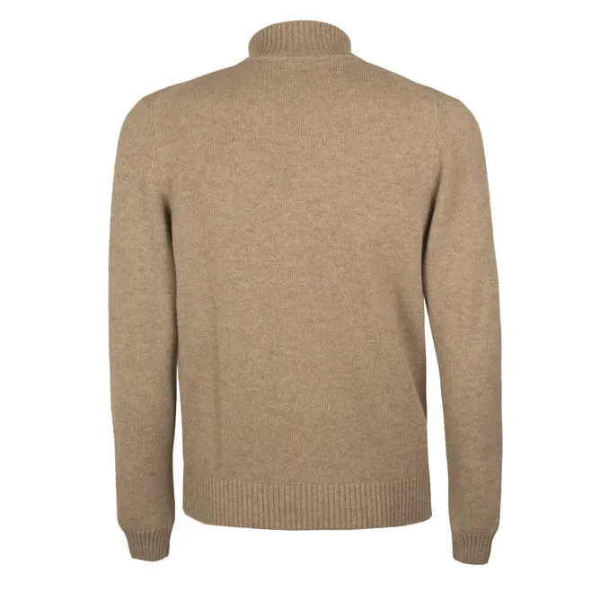 PULL FULL ZIP Man Beige