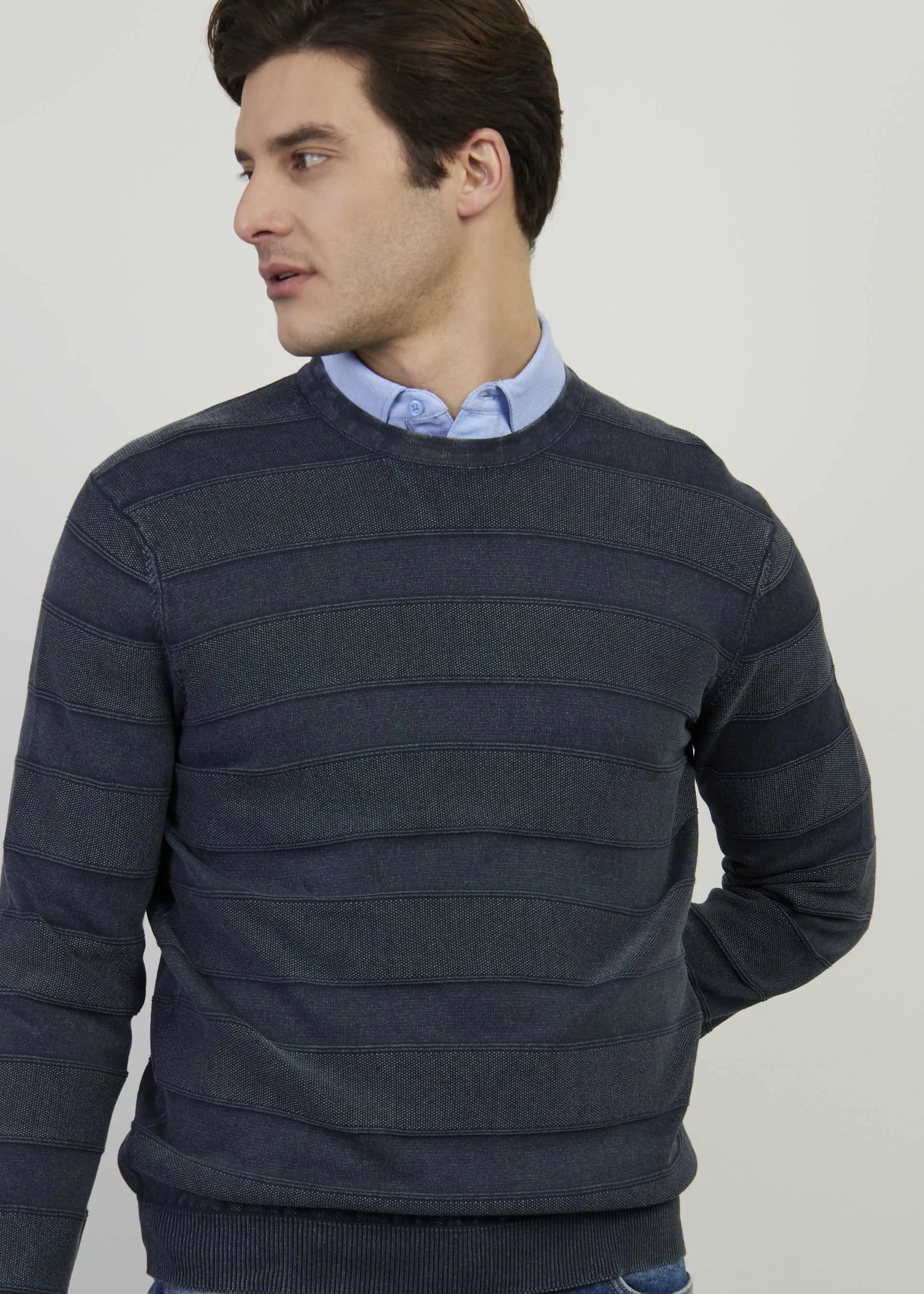 Pullover in puro cotone