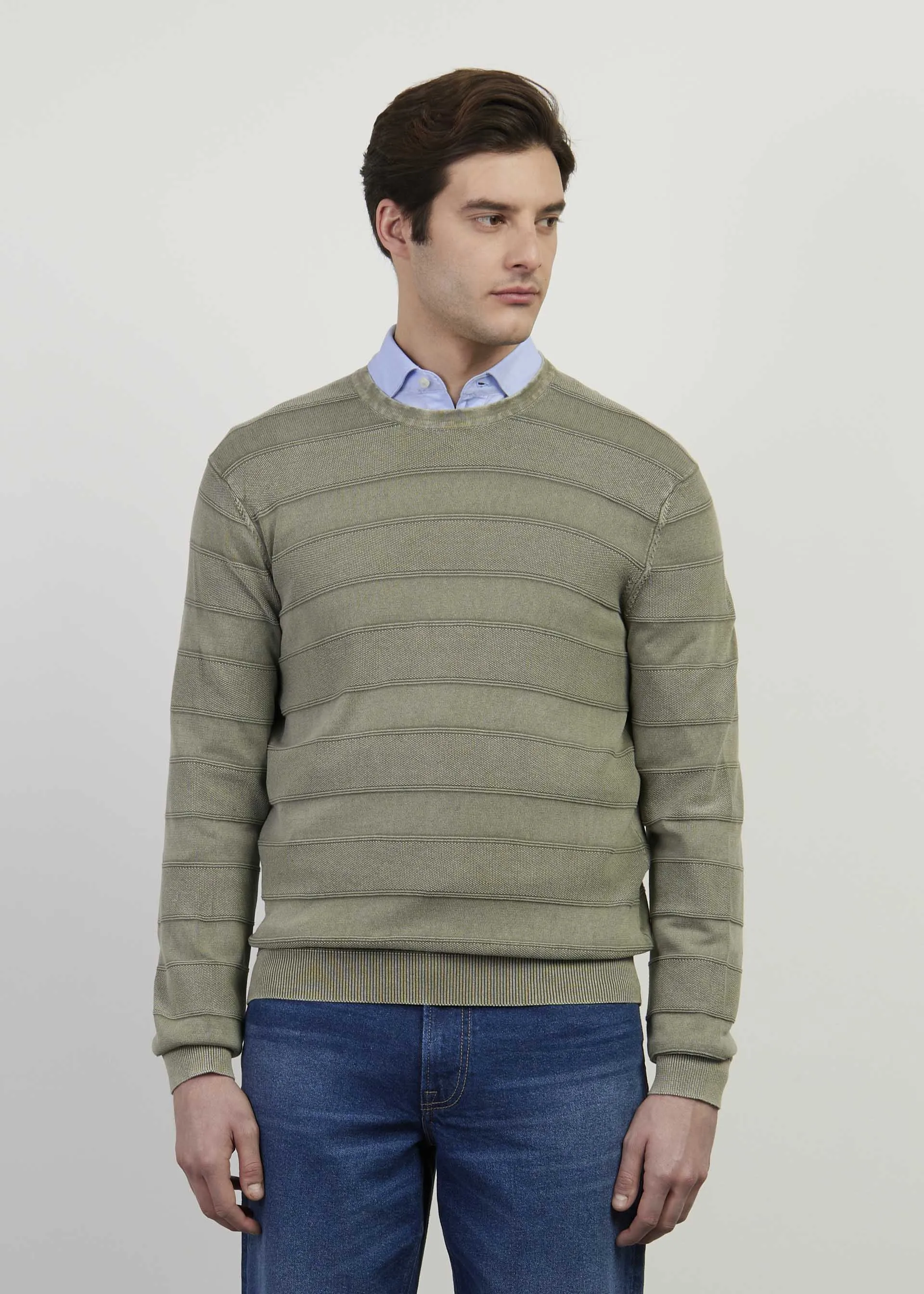 Pullover in puro cotone