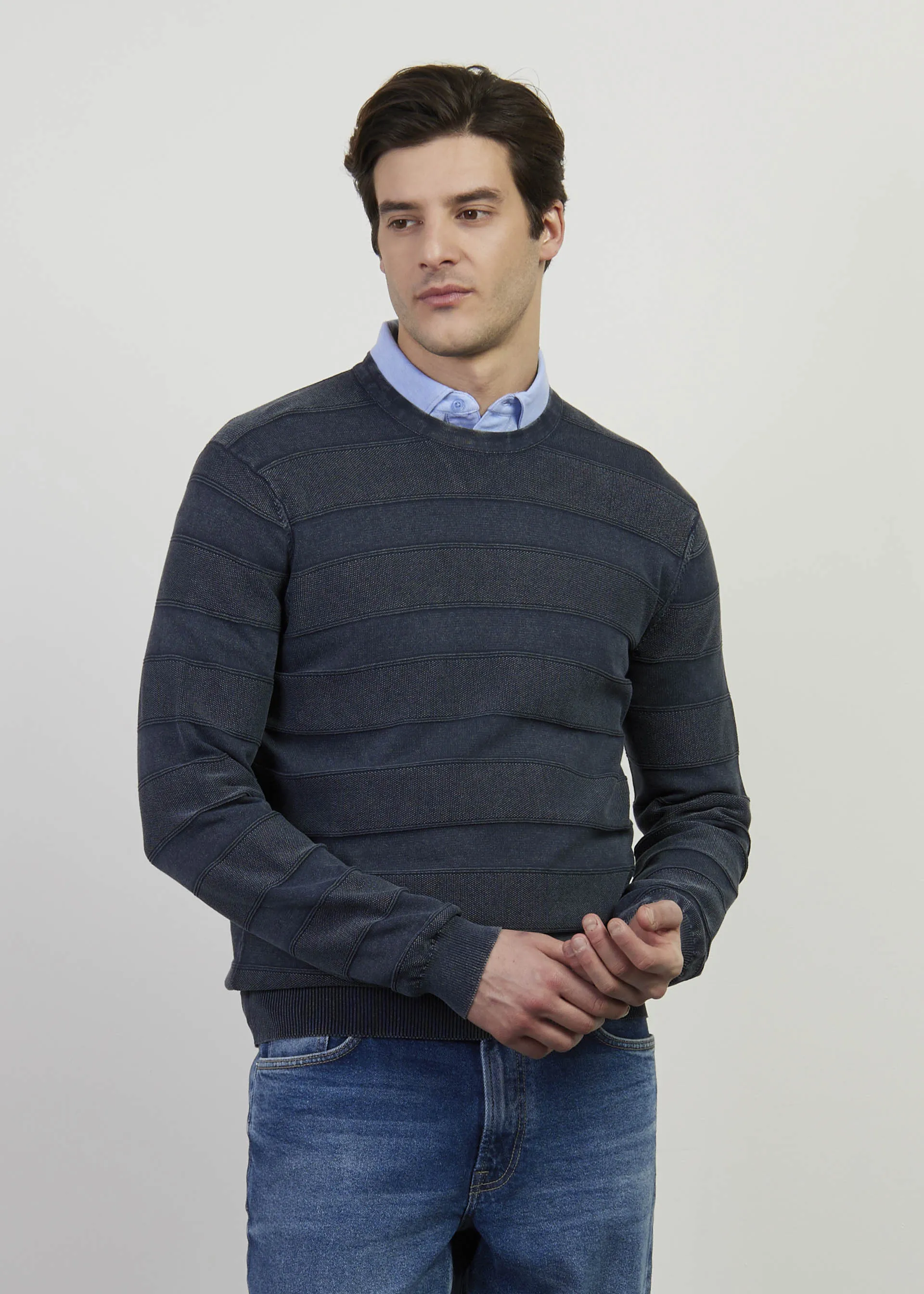 Pullover in puro cotone