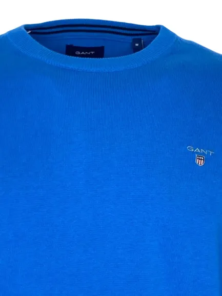 PULLOVER UOMO BLU GIROCOLLO