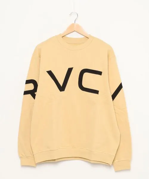 RVCA  |Unisex Plain Logo Sweatshirts