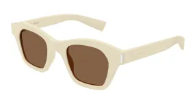 Saint Laurent Sunglass Unisex Beige Green SL 592-005