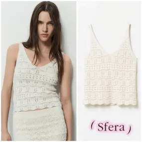 Sfera  |Casual Style Sleeveless Cotton Elegant Style