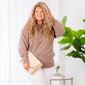 Soft Touch Pullover, Mocha