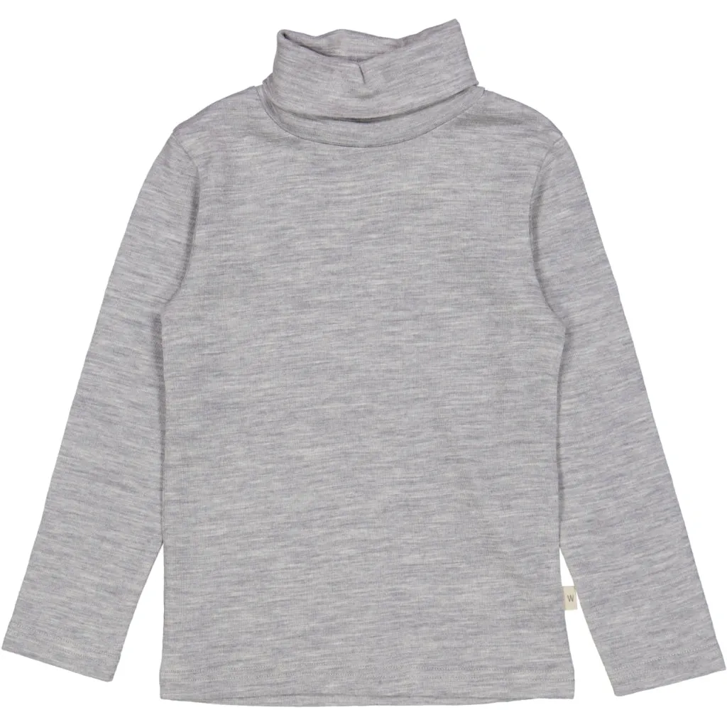 T-Shirt Roll Neck Wool