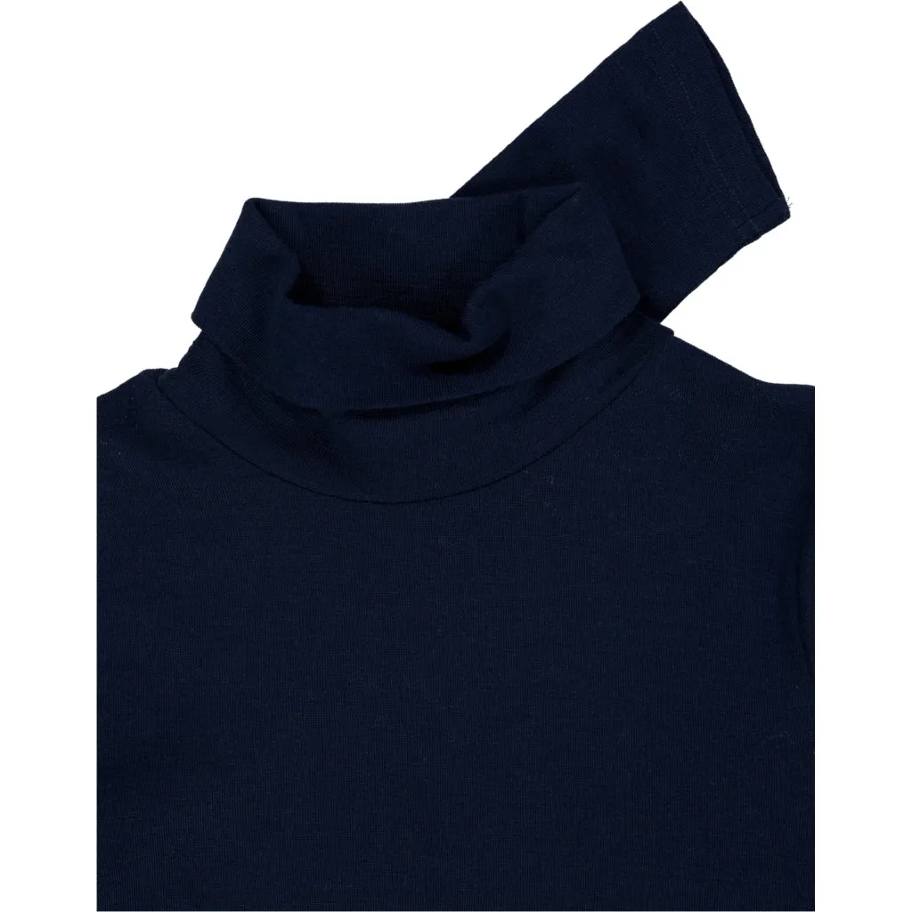 T-Shirt Roll Neck Wool