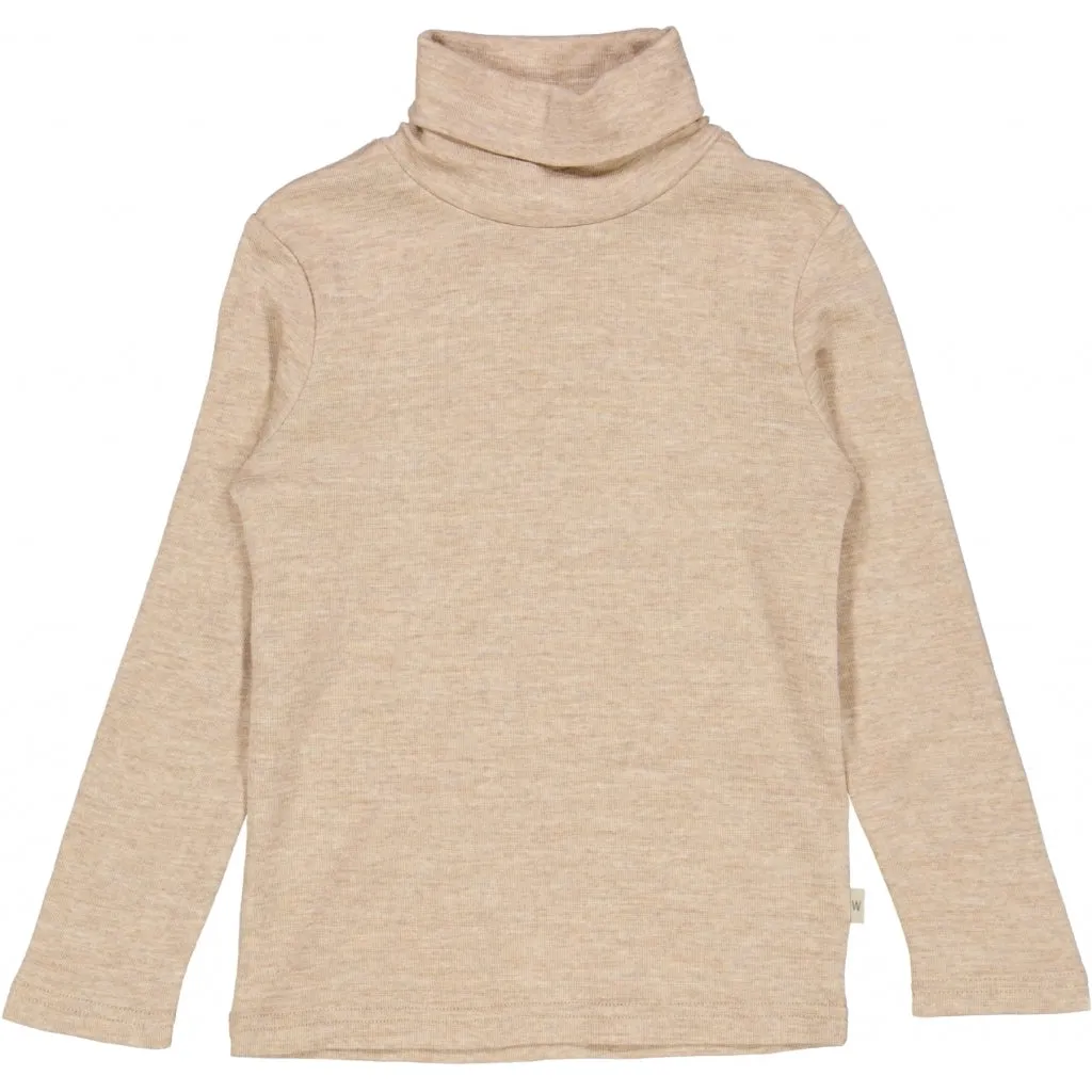 T-Shirt Roll Neck Wool