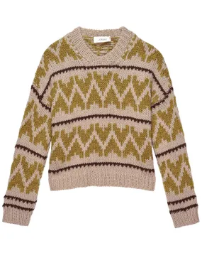 The Folk Pullover in Earth Tone