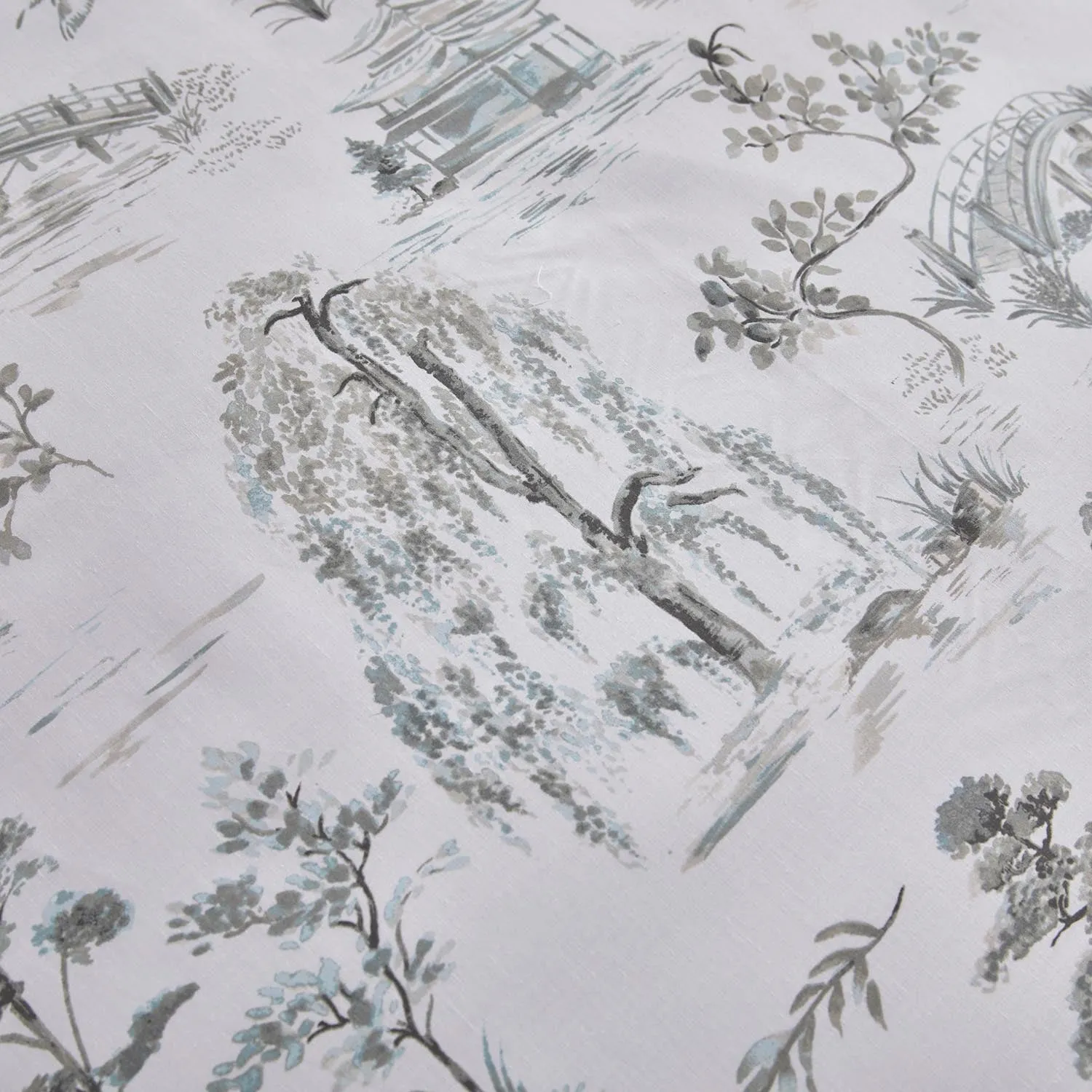 Toile Grey Duvet Cover Set