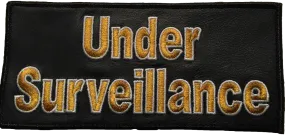 Under Surveillance Large Leather Patch