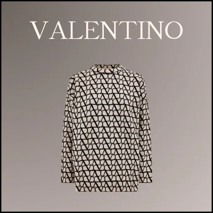 VALENTINO  |Casual Style Street Style Elegant Style Logo