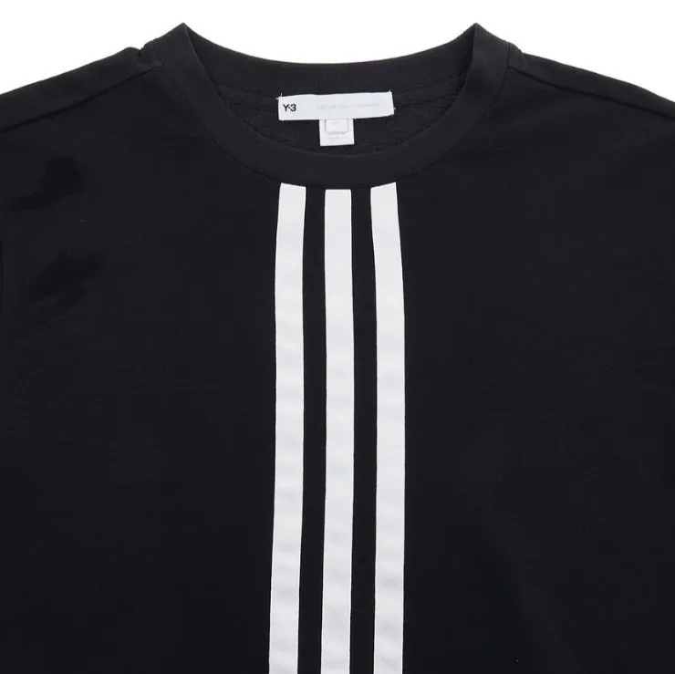 Y-3  |Crew Neck Unisex Street Style Plain Cotton Short Sleeves