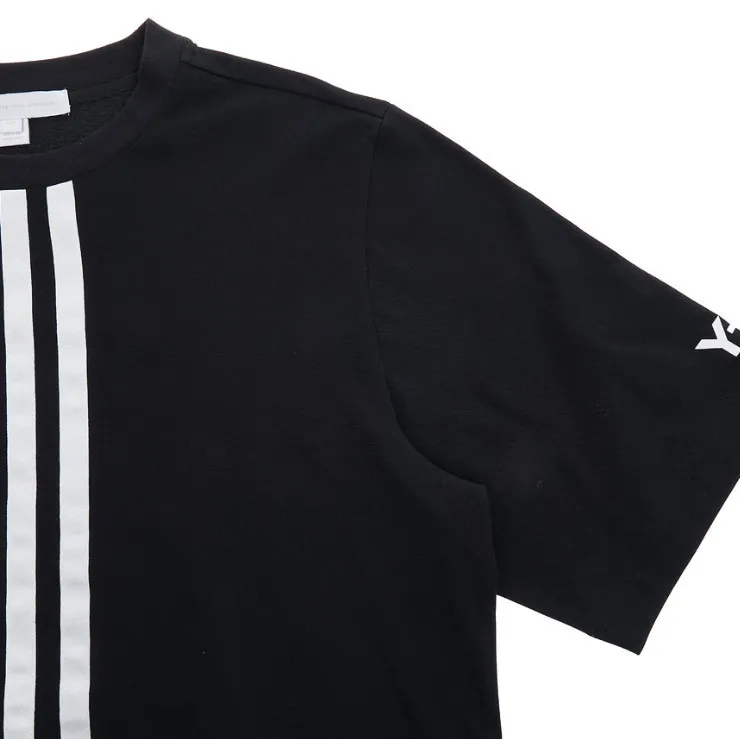 Y-3  |Crew Neck Unisex Street Style Plain Cotton Short Sleeves